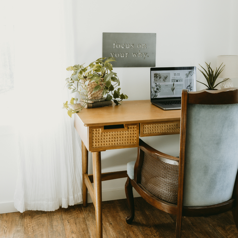 'Focus on Your Why' Wall Decor