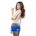 Fold Over Crossbody University of Pittsburgh Pebble Leather Purse - Officially Licensed Bag Clutch - YinzerShop