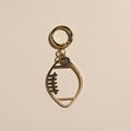 Football Bag Charm – Stylish Sports Accessory & Cute Purse Decoration by Nickel & Suede Handbag Accessories - YinzerShop