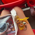 Football Bag Charm – Stylish Sports Accessory & Cute Purse Decoration by Nickel & Suede Handbag Accessories - YinzerShop