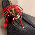Football Bag Charm – Stylish Sports Accessory & Cute Purse Decoration by Nickel & Suede Handbag Accessories - YinzerShop