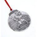 Football Bear Ornament - Handcrafted Animal Athlete Decor with Motivational Message Ornament - YinzerShop