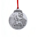 Football Bear Ornament - Handcrafted Animal Athlete Decor with Motivational Message Ornament - YinzerShop