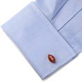Football Cufflinks – 3D Hand-Painted Goal Post Sports Jewelry for Men Cufflinks - YinzerShop