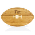 Football Cutting Board - Pittsburgh Panthers Bamboo Serving Tray With Juice Groove Licensed - YinzerShop