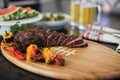 Football Cutting Board - Pittsburgh Steelers Bamboo Serving Tray With Juice Groove Licensed - YinzerShop