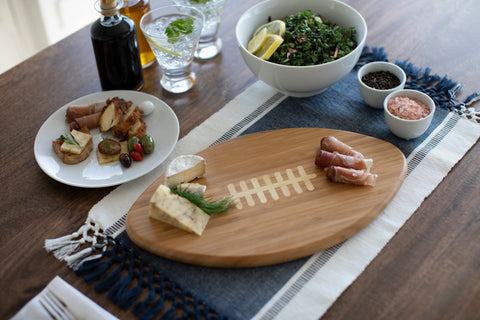 Football Cutting Board – Pittsburgh Steelers Pigskin Cheese Serving Tray Licensed - YinzerShop
