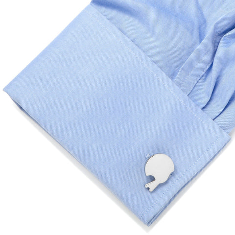 Football Helmet Cufflinks - Stainless Steel Engraved Personalized Gift For Him Cufflinks - YinzerShop