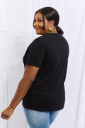Football Mom T-Shirt - Simply Love Cotton Graphic Tee With Soft Breathable Fabric Long Sleeve Shirt - YinzerShop
