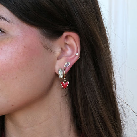 Football Studs - Dainty Lightweight Stud Earrings | Team Spirit Jewelry Earrings - YinzerShop