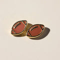 Football Studs - Dainty Lightweight Stud Earrings | Team Spirit Jewelry Earrings - YinzerShop