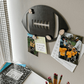 Football Wall Decor – Magnetic Display Board | Steel Wall Art for Sports Room Wall Decor - YinzerShop