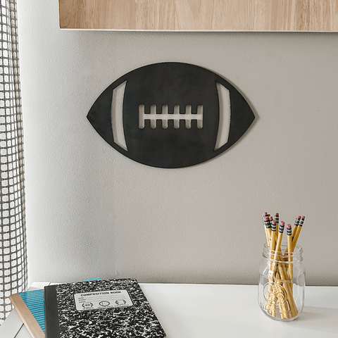Football Wall Decor – Magnetic Display Board | Steel Wall Art for Sports Room Wall Decor - YinzerShop