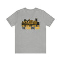 Four One Two Skyline - 412 Series - Pittsburgh Short Sleeve T-Shirt T-Shirt Printify Athletic Heather S 
