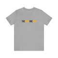 Four One Two Skyline - 412 Series Pittsburgh -Back-Printed Graphic Tee T-Shirt Printify Athletic Heather S 
