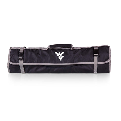 West Virginia Mountaineers - 3-Piece BBQ Tote & Grill Set
