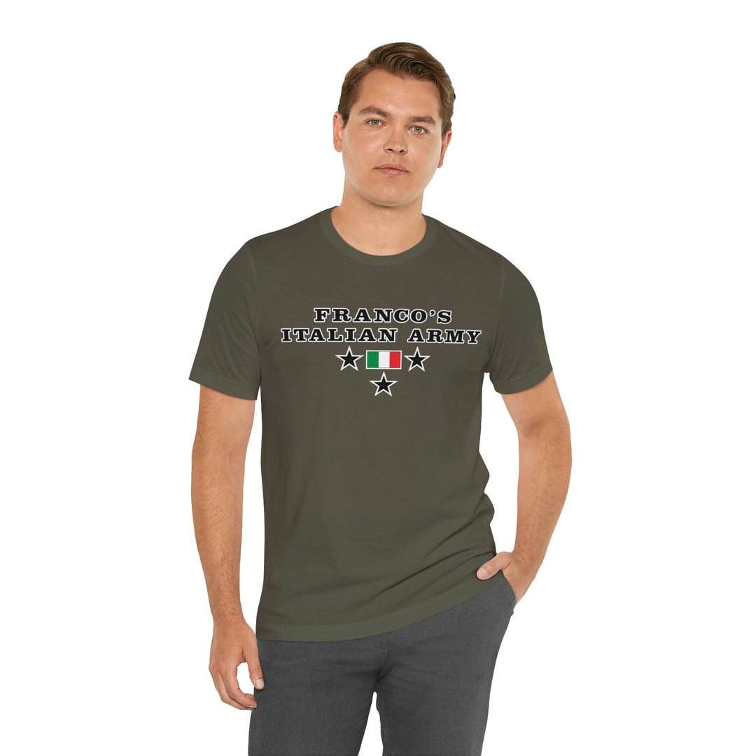 Printify Franco's Italian Army - Short Sleeve Tee