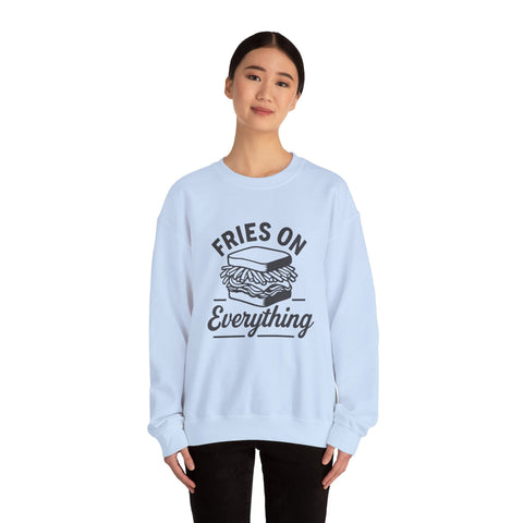 Fries on Everything - Heavy Blend™ Crewneck Sweatshirt Sweatshirt - YinzerShop