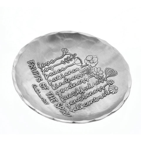 Fruit of Spirit Bowl – Handcrafted Religious Gift Bowl by Wendell August Forge - YinzerShop