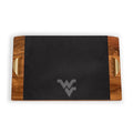 West Virginia Mountaineers - Covina Acacia and Slate Serving Tray  Picnic Time Family of Brands   