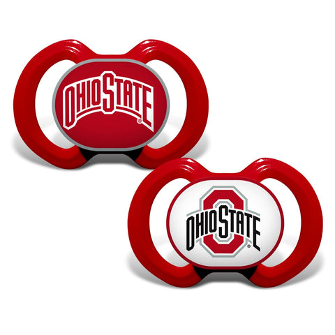 Ohio State Pacifiers - Baby Pacifier Set 2-Pack with Orthodontic Silicone Nipple