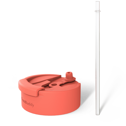 Universal Buddy Drinking Lid with Straw