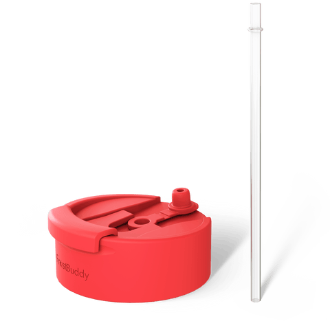 Universal Buddy Drinking Lid with Straw