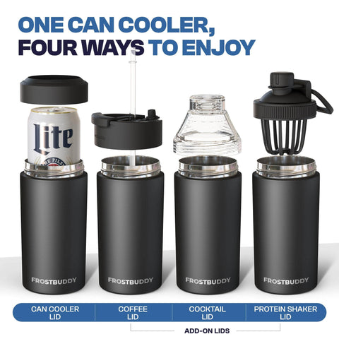 Ohio State Buckeyes Universal Can Cooler - Stainless Steel Insulated Drinkware