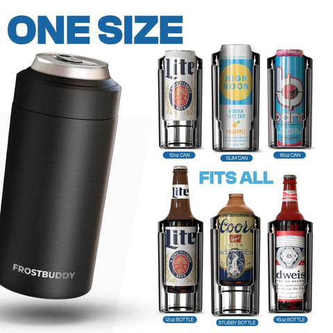 Wisconsin Badgers Universal Can Cooler | Insulated Drink Holder, Fits 12oz Cans