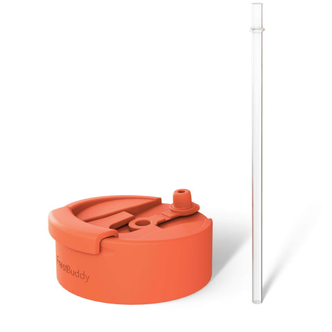 Frost Buddy Universal Drinking Lid – Spill Proof Lid Straw for Tumblers