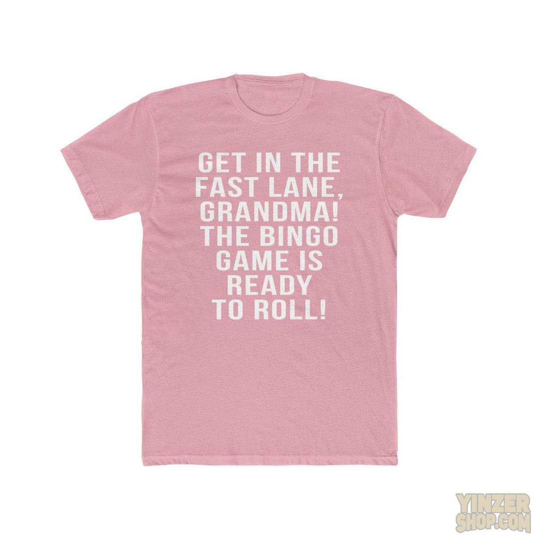 Get In The Fast Lane, Grandma - T-Shirt T-Shirt Printify Solid Light Pink S 