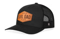 Girl Dad Leather Trucker Hat | Black Snapback Trucker - YinzerShop