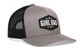 Girl Dad Trucker Hat | Black Snapback Adjustable Cap With Breathable Mesh - Haka Hat Trucker - YinzerShop