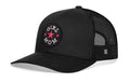 Girl Mom Trucker Hat | Black Snapback Adjustable 6-Panel Cap with Embroidered Patch - Haka Hat Trucker - YinzerShop