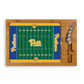 Glass Cutting Board | Pittsburgh Panthers Football Field - Rectangular Cheese Board Set Licensed - YinzerShop