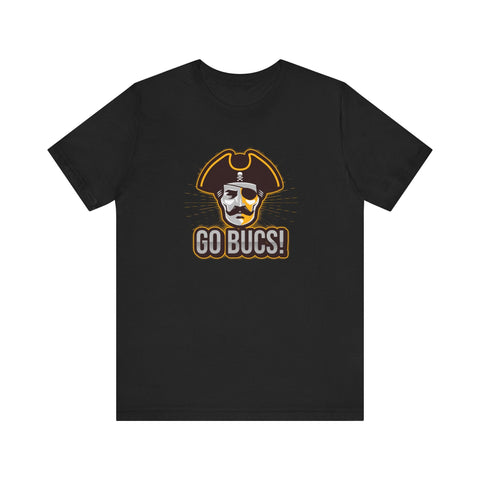 Go Bucs Pirate Design - Unisex Jersey Short Sleeve Tee T-Shirt - YinzerShop