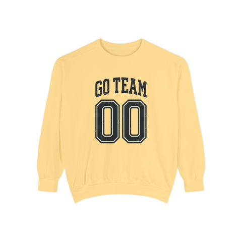 Go Team 00 Sweatshirt Comfort Colors 1566 Sweatshirt Sweatshirt - YinzerShop