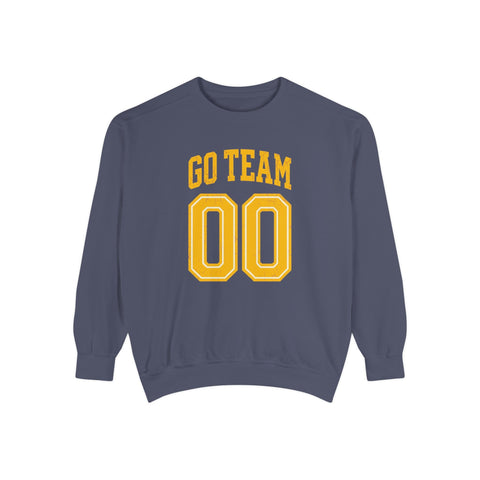 Go Team 00 Sweatshirt Comfort Colors 1566 Sweatshirt Sweatshirt - YinzerShop