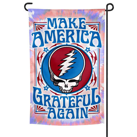 Grateful Dead Garden Flag - 12x18 Inch Durable Polyester Outdoor Lawn Flag Garden Flag - YinzerShop