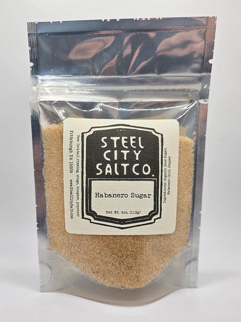 Habanero Sugar by Steel City Salt Company – Sweet Spicy Seasoning | Meat Rub Spice - YinzerShop