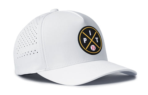 Pittsburgh Baseball Hat Featuring Water Repellent Fabric | Adjustable Snapback 5-Panel Cap - Haka Hat
