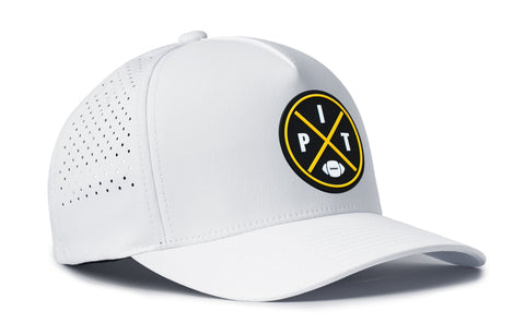Pittsburgh Football Hat - Adjustable Snapback Closure | Black and Gold Mid Crown Cap | Haka Hat