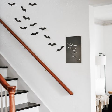 Steel Cut-Out Bats, Set of 3