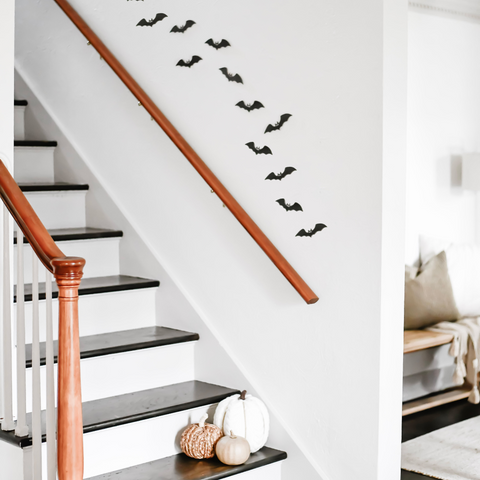 Steel Cut-Out Bats, Set of 3