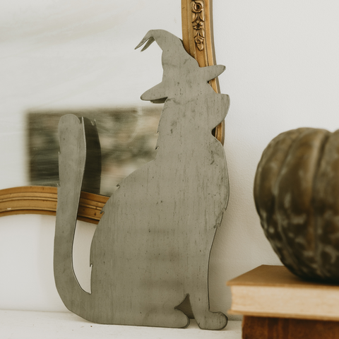 Halloween Cat Wall Decor Sign