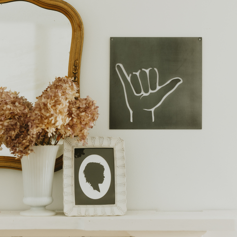 Hang Loose Square Wall Decor