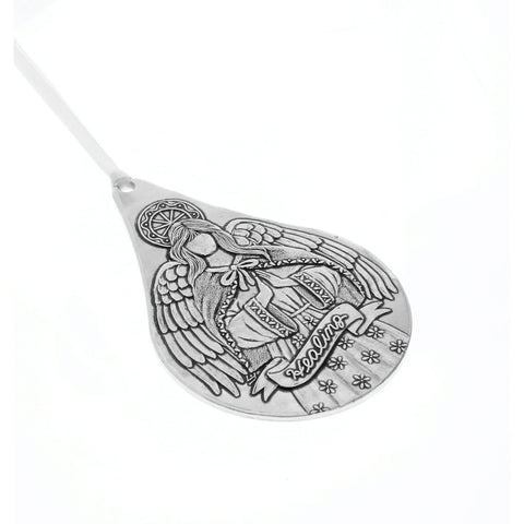 Healing Angel Ornament – Wendell August Forge Teardrop Keepsake for Emotional Healing Ornament - YinzerShop