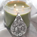 Healing Angel Ornament – Wendell August Forge Teardrop Keepsake for Emotional Healing Ornament - YinzerShop