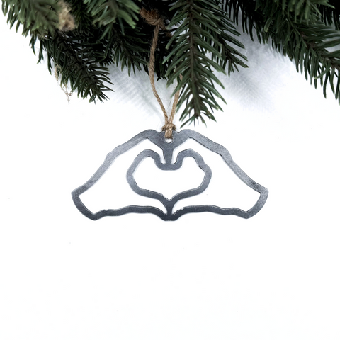 Heart Hands Ornament