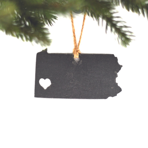 Pittsburgh, PA Heart Ornament